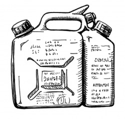 Illustration - Fuel/Oil container